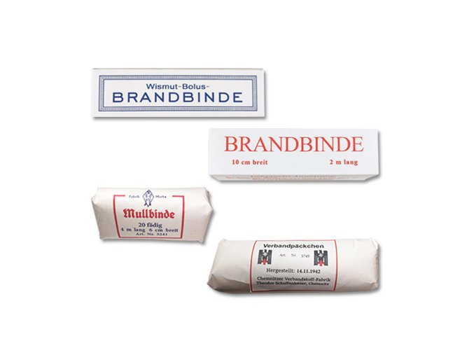 WW2 DRK WWII German Paper bandages brandbinde