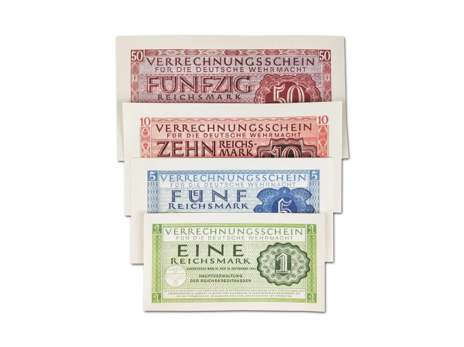 WW2 Reichsmark banknotes reproduction Wehrmacht cash salaries