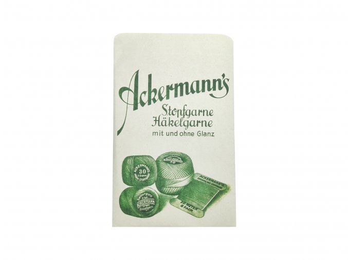 WW2 wehrmacht german sewing accessories shop sack Ackermann