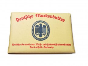 WW2 Reproduction german butter label butter paper wrap wehrmacht