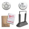 pocket mirror with stand warcopy ww2 german reproduction wwII wehrmacht envelope commercial vorsicht soldat personal items pocket litter ver 2