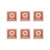 WWII German Feldpost Wehrmacht reproduction postage stamp 20 set of 6