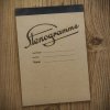 Stenogramme notepad notebook WW2 German WWII wehrmacht reenactment reenactor film props warcopy reproductions heeres paperwork desk writing items