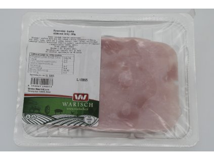 Krnovská šunka výběrová plátky 100 g (obsah masa 80 %)