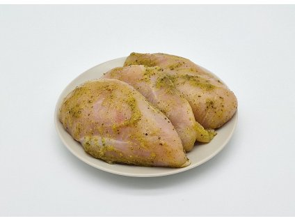 Marinované kuřecí prsa česnek pepř