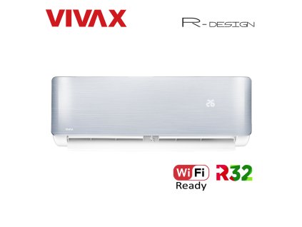 aer conditionat vivax r design acp 09ch25aeri silver wi fi ready r32 inverter 9000 btuh