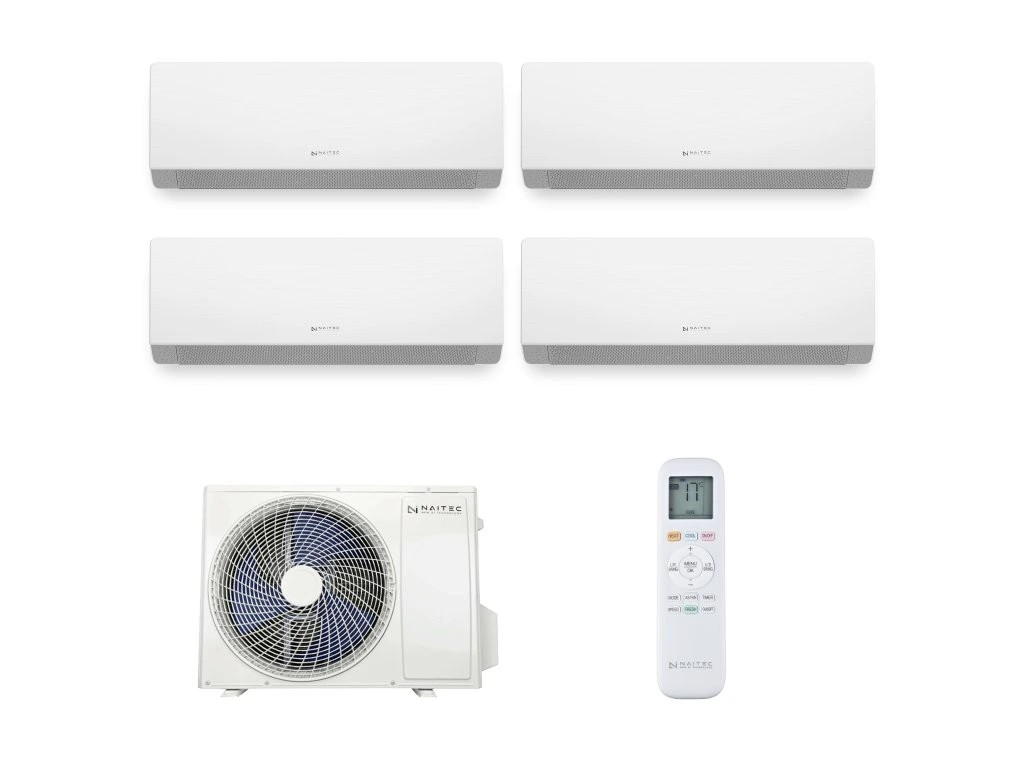 Naitec Multisplit 12 kW + 4x Naitec Sensitive Pro 3,5 kW