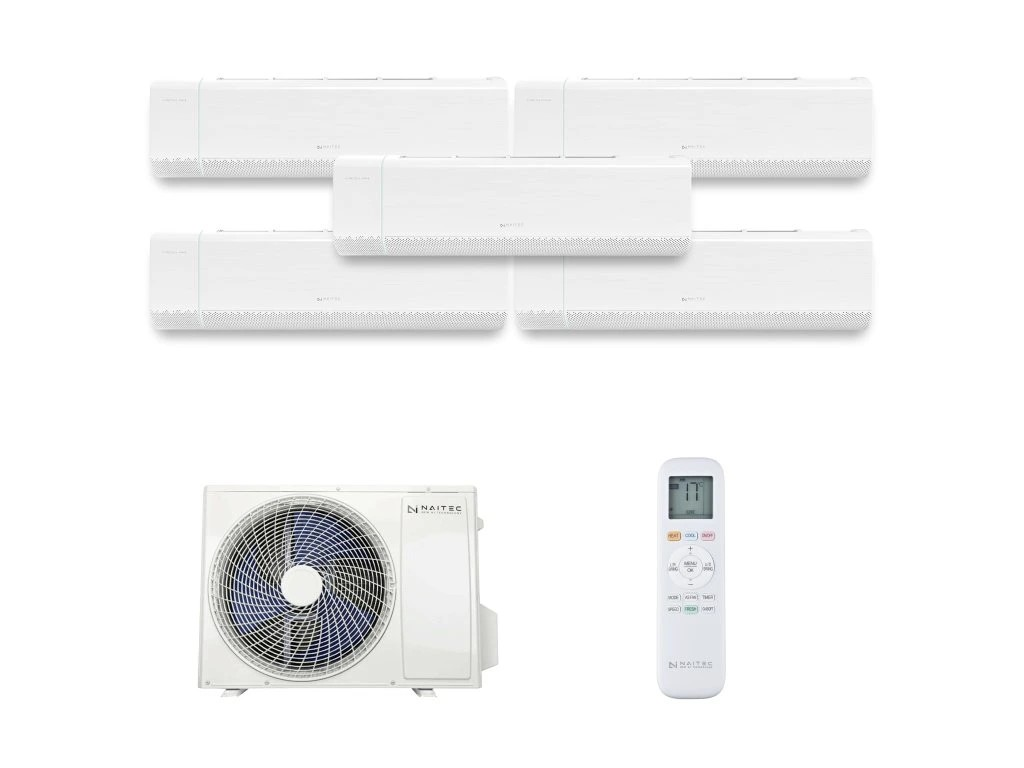 Naitec Multisplit 12 kW + 5x Naitec Stellair 3,5 kW