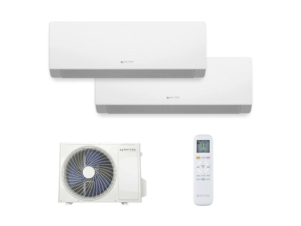 Naitec Multisplit 5 kW + 2x Naitec Sensitive Pro 3,5 kW