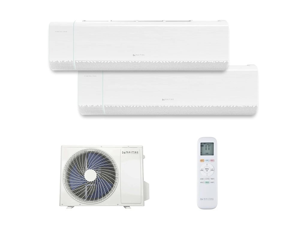 Naitec Multisplit 5 kW + 2x Naitec Stellair 3,5 kW