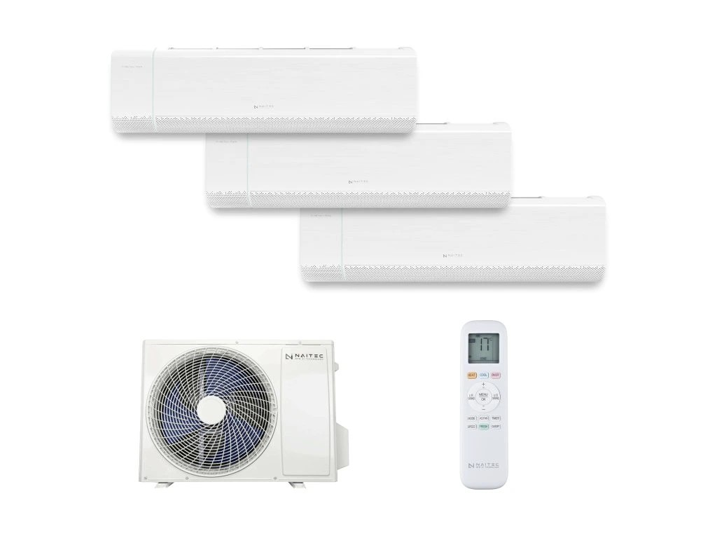 Naitec Multisplit 8 kW + 3x Naitec Stellair 3,5 kW