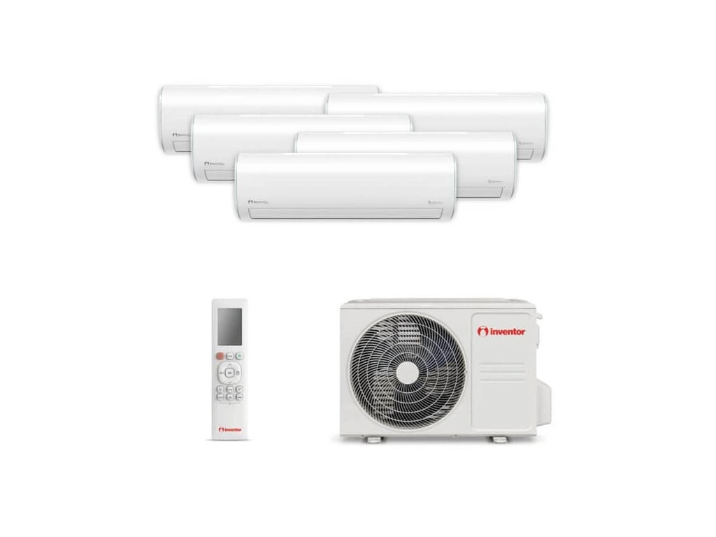 Inventor Multisplit vonkajšia 12,3kW + 5x Inventor 3,5kW vnútorná jednotka