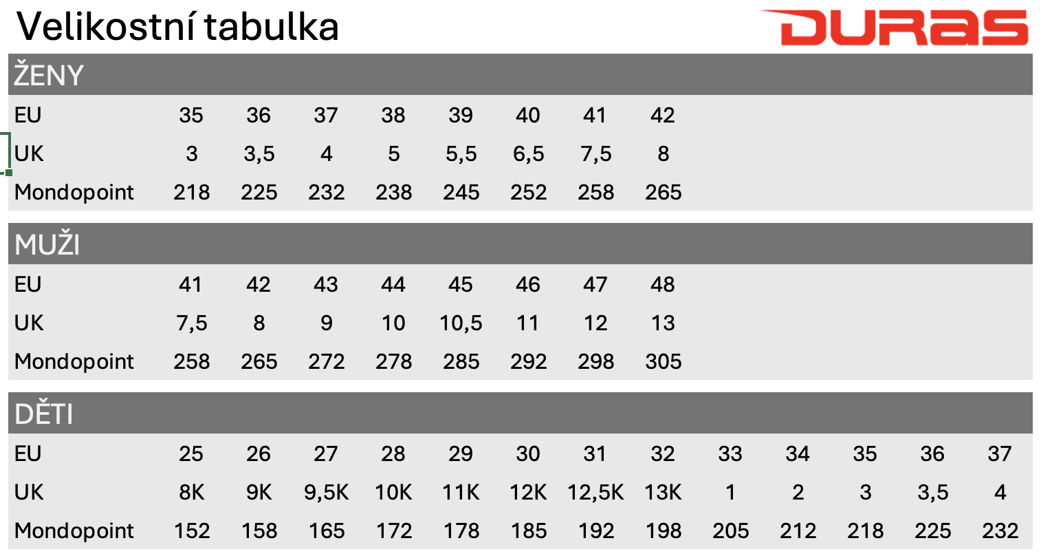 Duras-velikosti-obuv