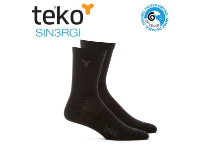 Teko 6601 SIN3RGI 2páry Liner Crew black