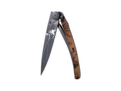 Deejo 1GC512 Tattoo Serration,black 37g, brown camo,Fly Fishing - 6