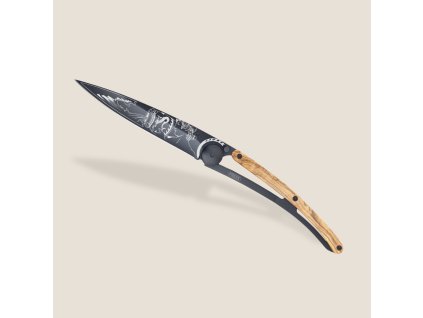 Deejo 1GB178 Tattoo Black 37g, olive wood,Aquarius - 3