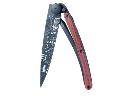 Deejo 1GB150 Tattoo Black 37g, coralwood, Circuit Board