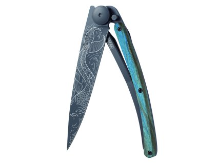 Deejo 1GB145 Black tattoo 37g, blue beech, Fish - 1