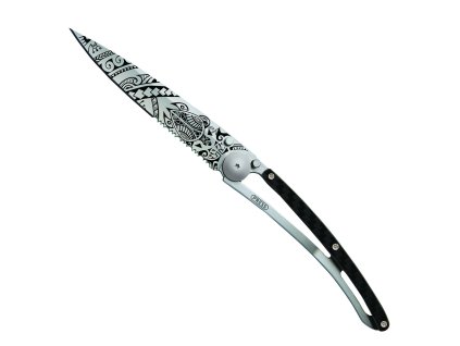 Deejo 1CC539 One hand 37g, titan, carbon fiber, Polynesian - 1