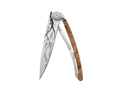 Deejo 1CC514 Tattoo Serration 37g,brown camo,Tree - 6