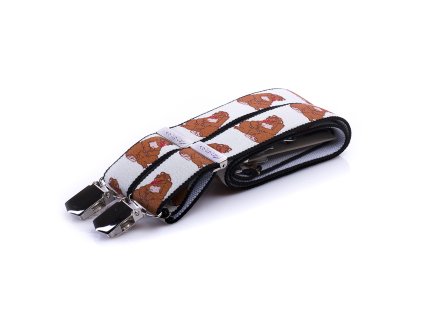 Tobby kšandy 30mm/80cm pro děti - grizzly