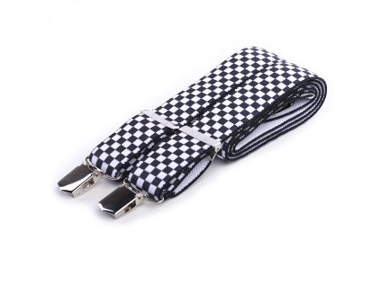 Tobby kšandy dospělé chess black white-3