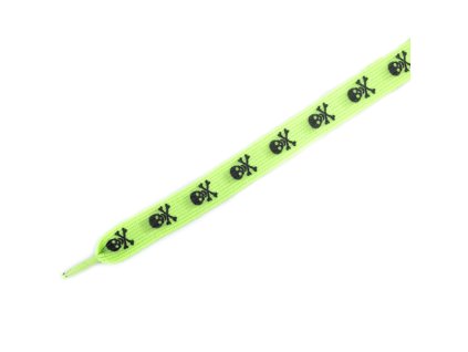 Tobby dětské elastické skull black-neon yellow-1