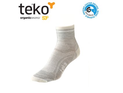 Teko 3355 S3O Ultralight Minicrew women silver heather-natural