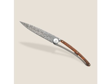 Deejo 1DB008 Exception,damascus,snakewood, 37g - 2