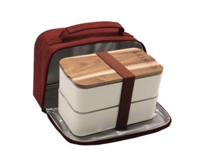 Akinod AKI000056 Bento+Lunchbag 11h58, White/Blue jeans - 0