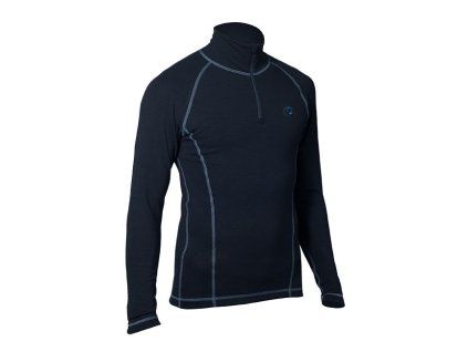Duras David 100% merino triko tmavě modré figurina