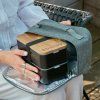Akinod AKI000045 Bento+Lunchbag 11h58, Black/Heather grey - 3