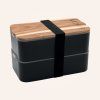 Akinod AKI000045 Bento+Lunchbag 11h58, Black/Heather grey - 2