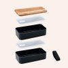 Akinod AKI000045 Bento+Lunchbag 11h58, Black/Heather grey - 5