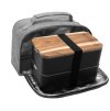 Akinod AKI000045 Bento+Lunchbag 11h58, Black/Heather grey - 0
