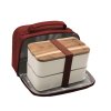 Akinod AKI000056 Bento+Lunchbag 11h58, White/Blue jeans - 0