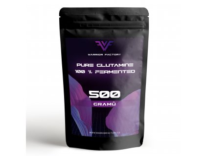 Warrior Factory PURE GLUTAMINE 100 % FERMENTED 500 G PŘEDNÍ