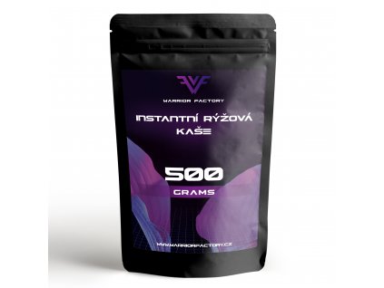 Warrior Factory INSTANTNÍ RÝŽOVÁ KAŠE 500 G (bez příchutě) PŘEDNÍ