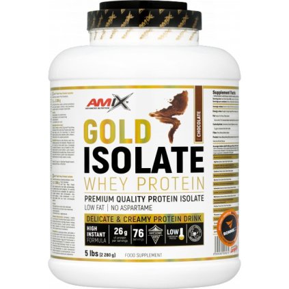Gold Isolate Whey Protein - 2280 g, čokoláda