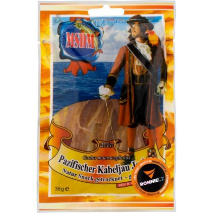 Sušené maso - tichomořská treska - 36 g, přírodní