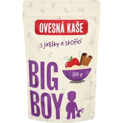 Ovesná kaše s jablky a skořicí