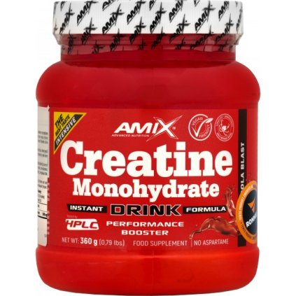 Creatine Monohydrate Drink s příchutěmi - 360 g, citron-limeta