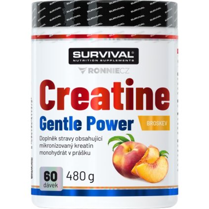 Creatine Monohydrate Gentle Power - 480 g, broskev