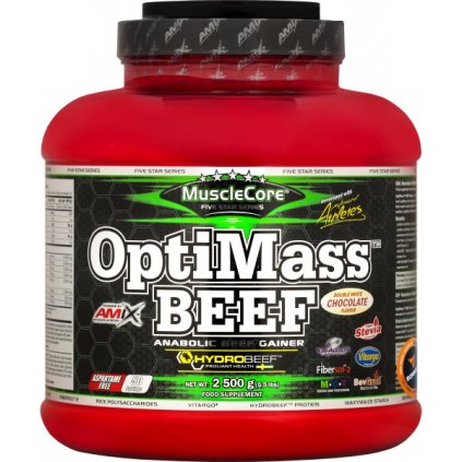 OptiMass Beef - 2500 g, čoko-kokos