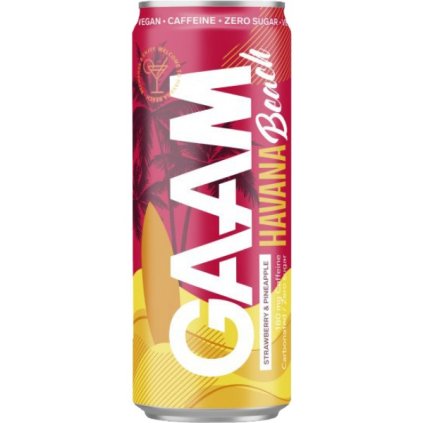 Energetický nápoj GAAM Energy - 330 ml, kiwi