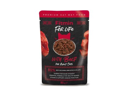 ffl cat pouch adult beef 85g h L