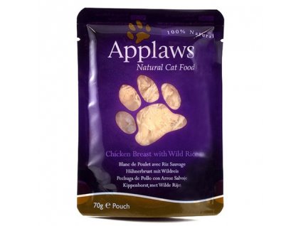 Applaws Cat kapsička kuřecí prsa a divoká rýže 70g