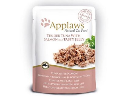 Applaws Cat kapsička tuňák a losos v aspiku 70g