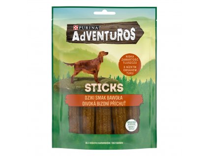 Purina AdVENTuROS Sticks s divokou bizoní příchutí a