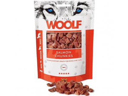 WOOLF pochoutka salmon chunkies 100g